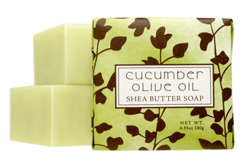 Cucumber Olive Oil Soap Square