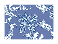Avalon Print—Blue