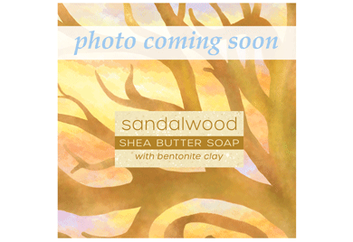 Sandalwood Shea Butter Soap with Bentonite Clay