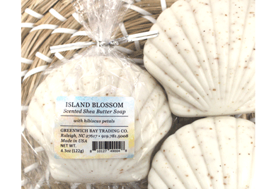 Island Blossom Sculpted Sea Shell Soap