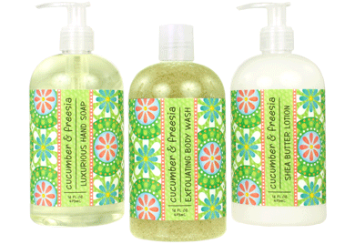 Cucumber & Freesia Garden Spa