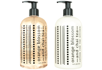 Orange Blossom and Chai Tea Hand Soap & Lotion